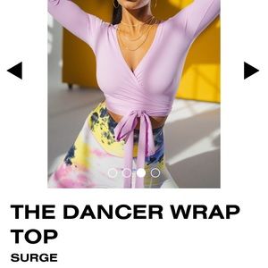 Balance Athletica- The Dancer Wrap Top size small!
